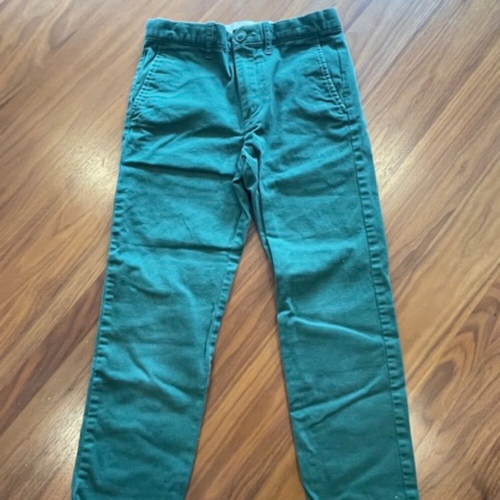Green Cotton Pants